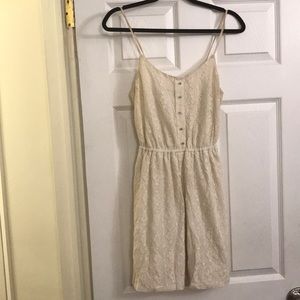 Forever 21 cream lace dress